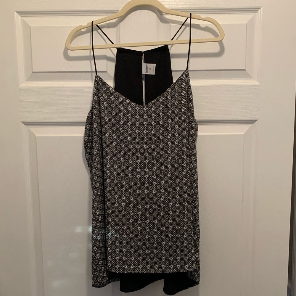 XL Express tank black, grey, white pattern
